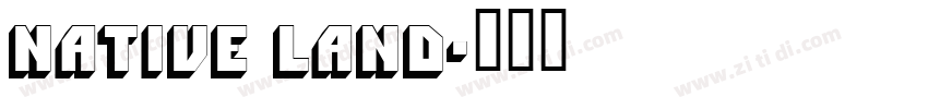 native land字体转换